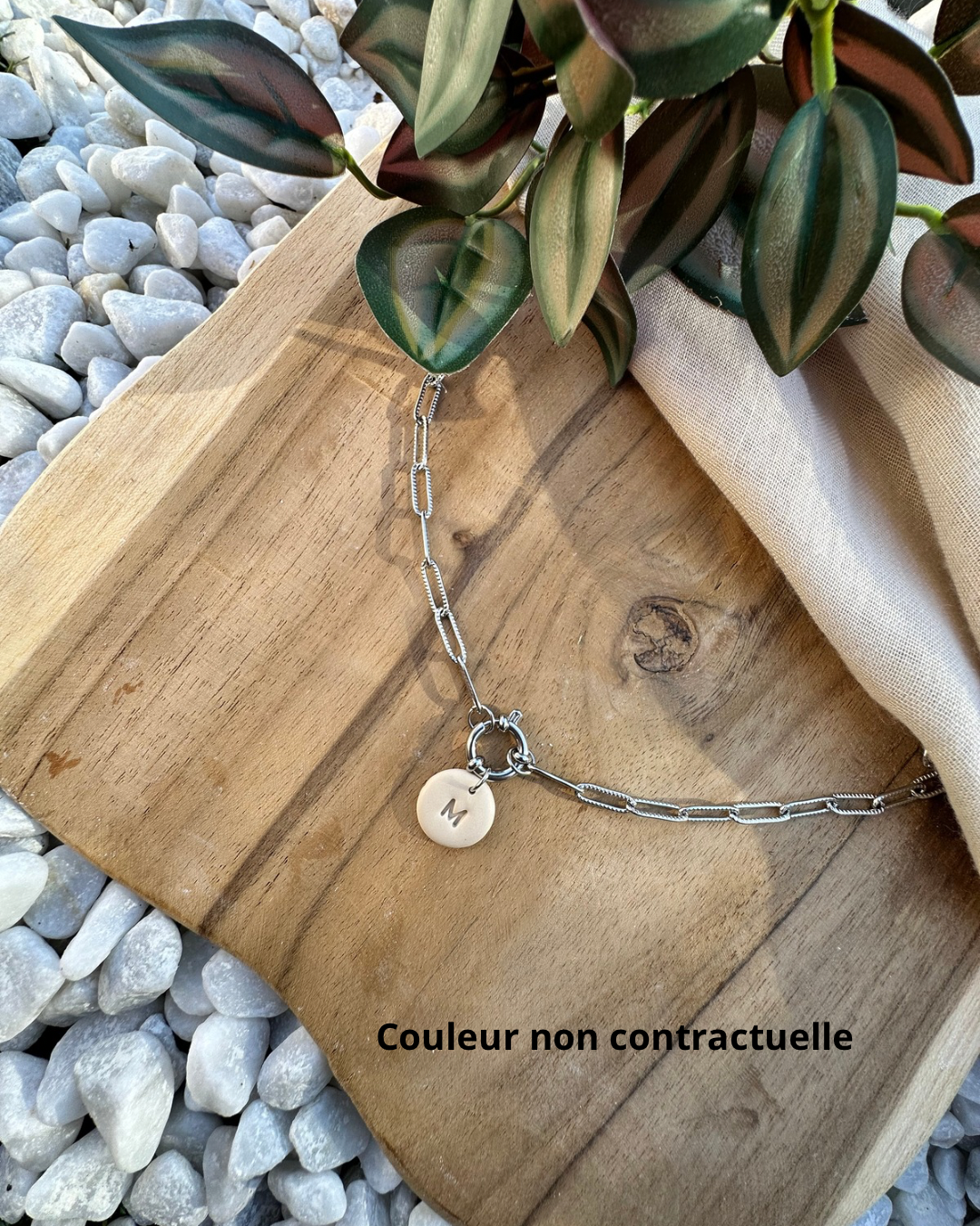 Pendantif rond nominatif ❀