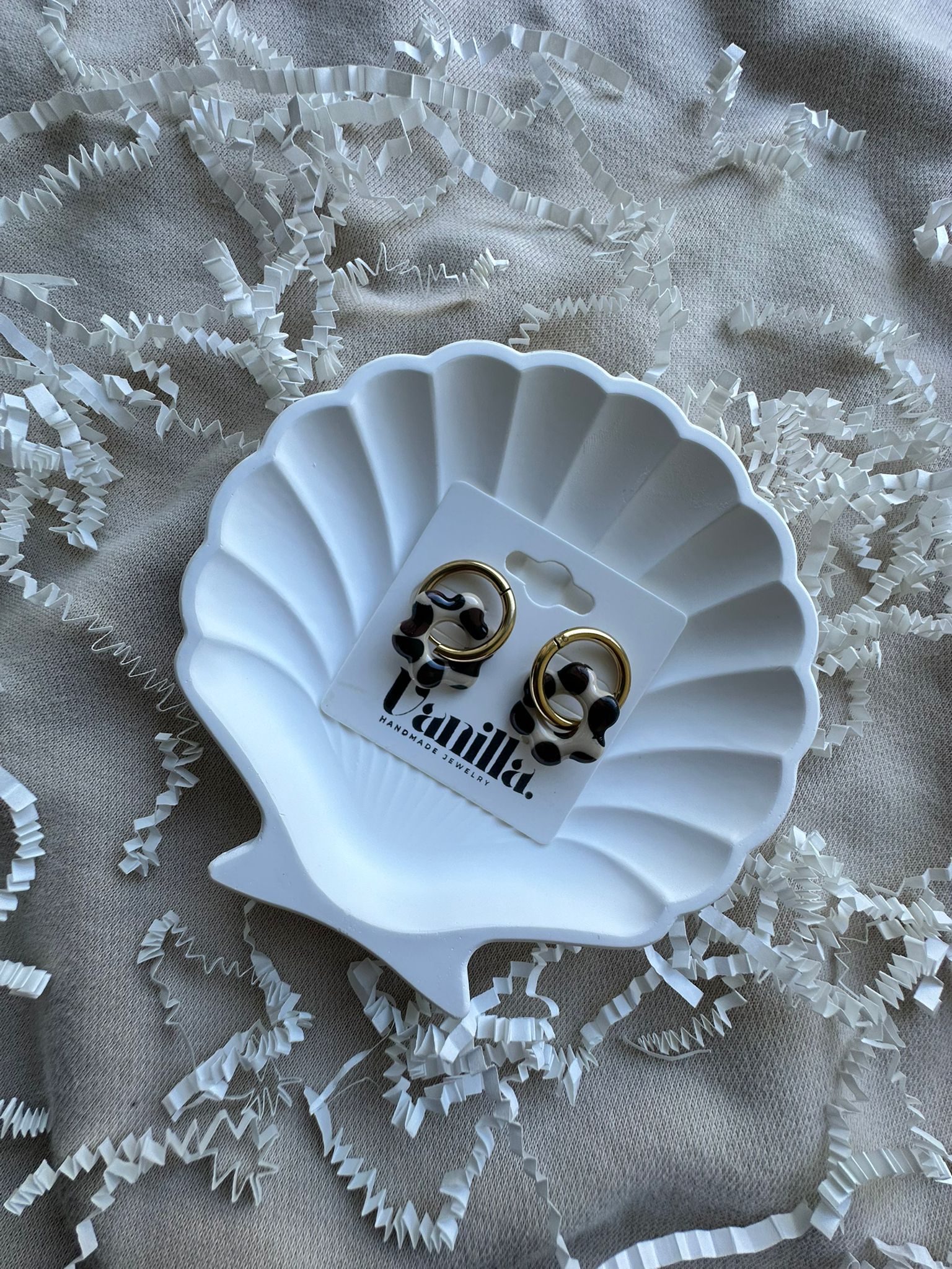 Boucles d’oreilles en fleur ❀