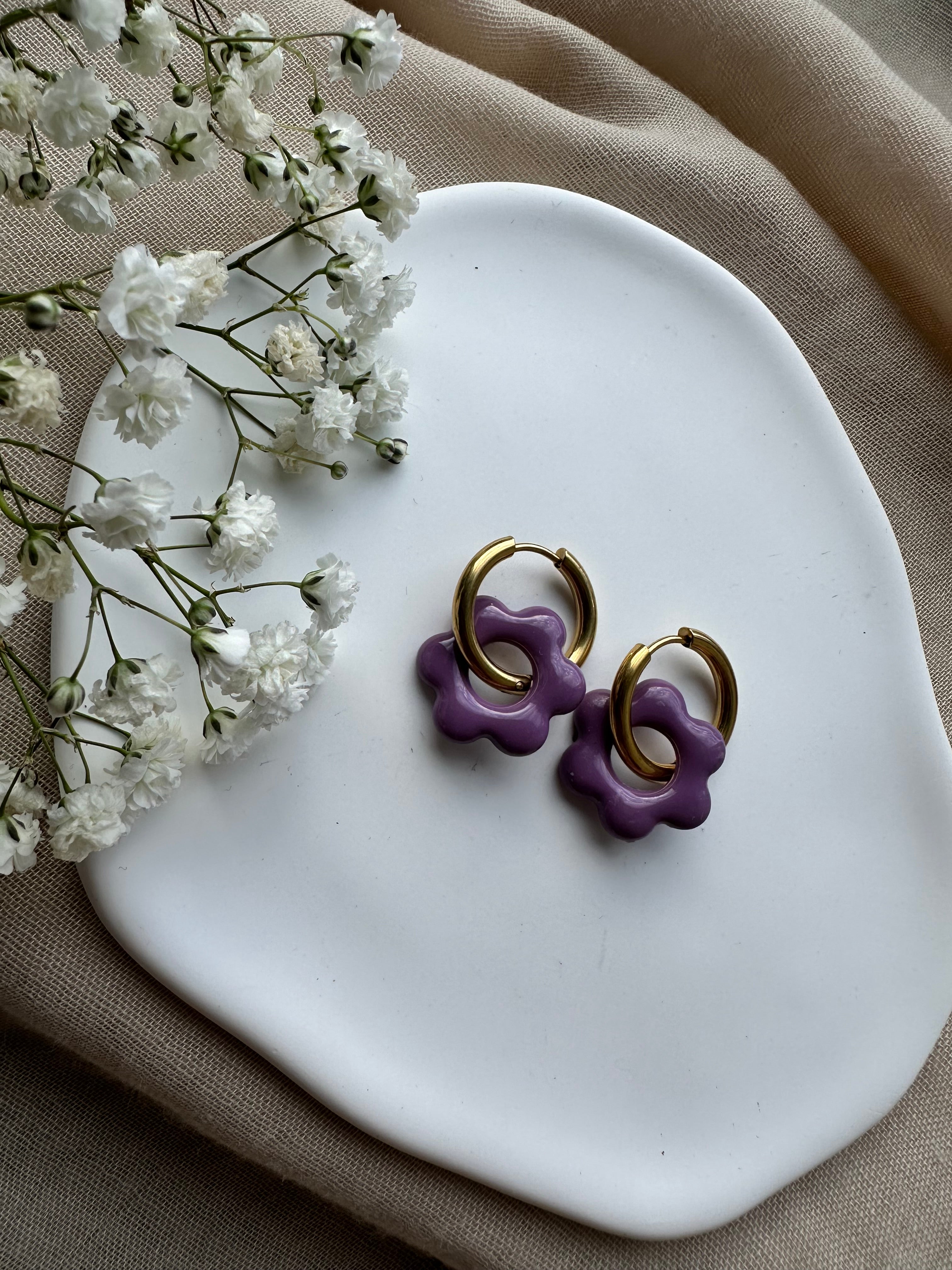 Pampilles violet foncé ❀