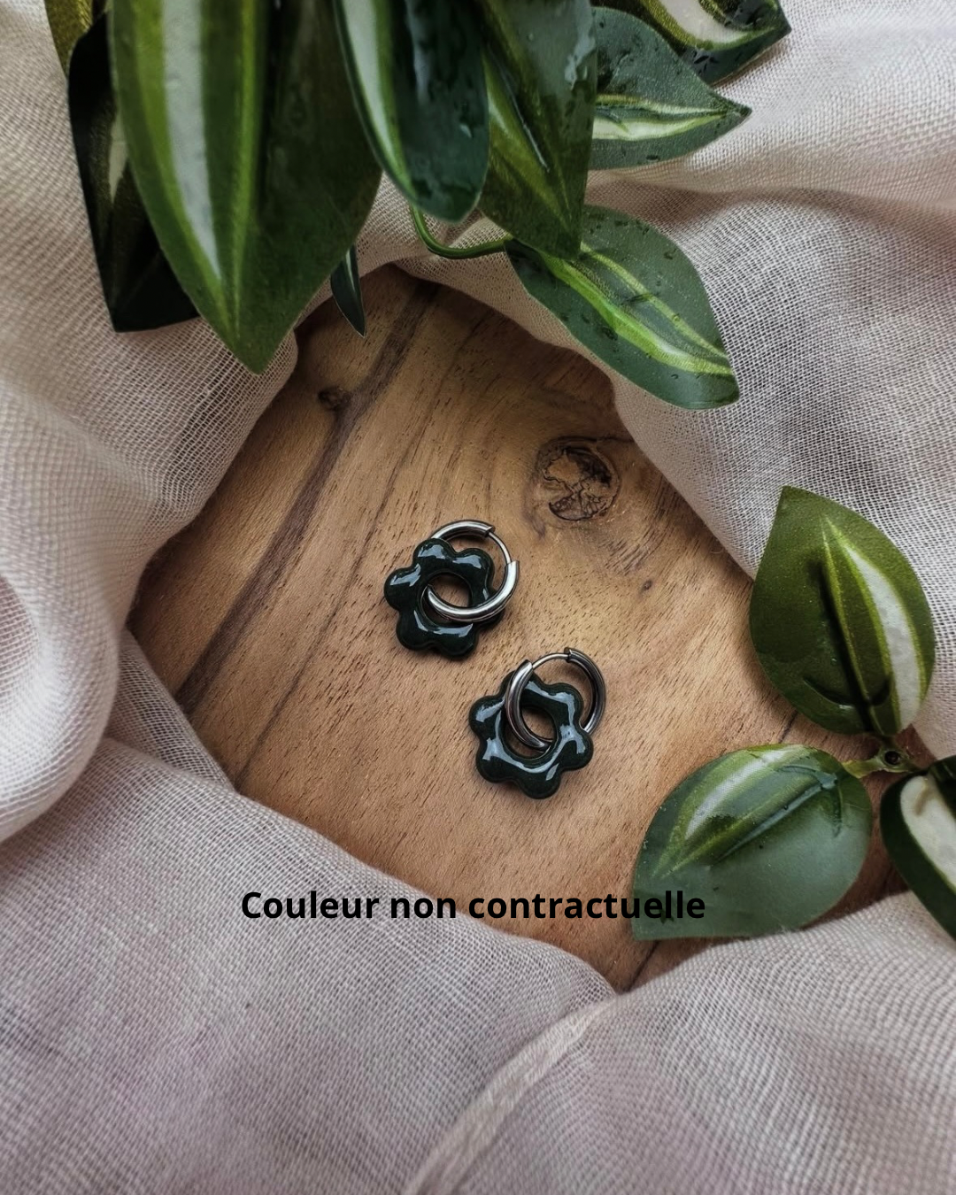Boucles d’oreilles en fleur ❀
