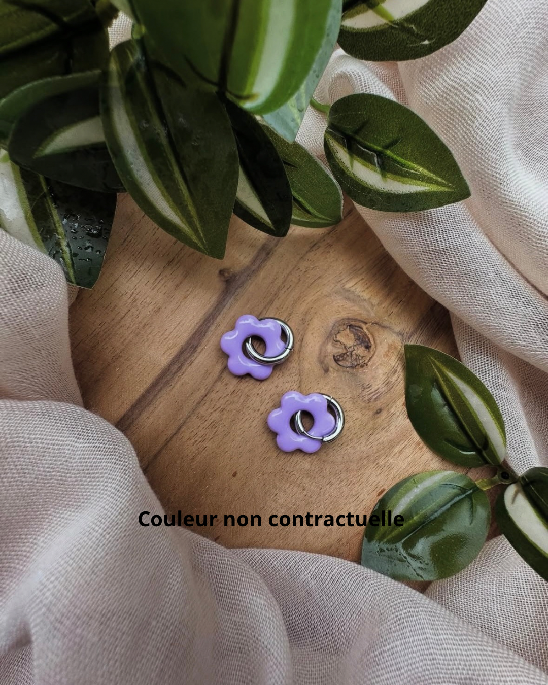 Boucles d’oreilles en fleur ❀
