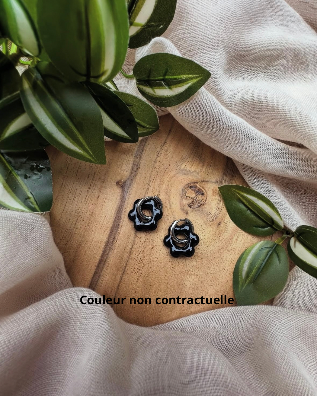 Boucles d’oreilles en fleur ❀