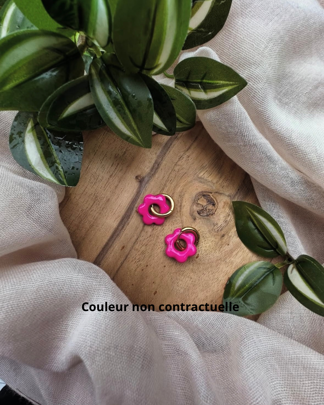 Boucles d’oreilles en fleur ❀