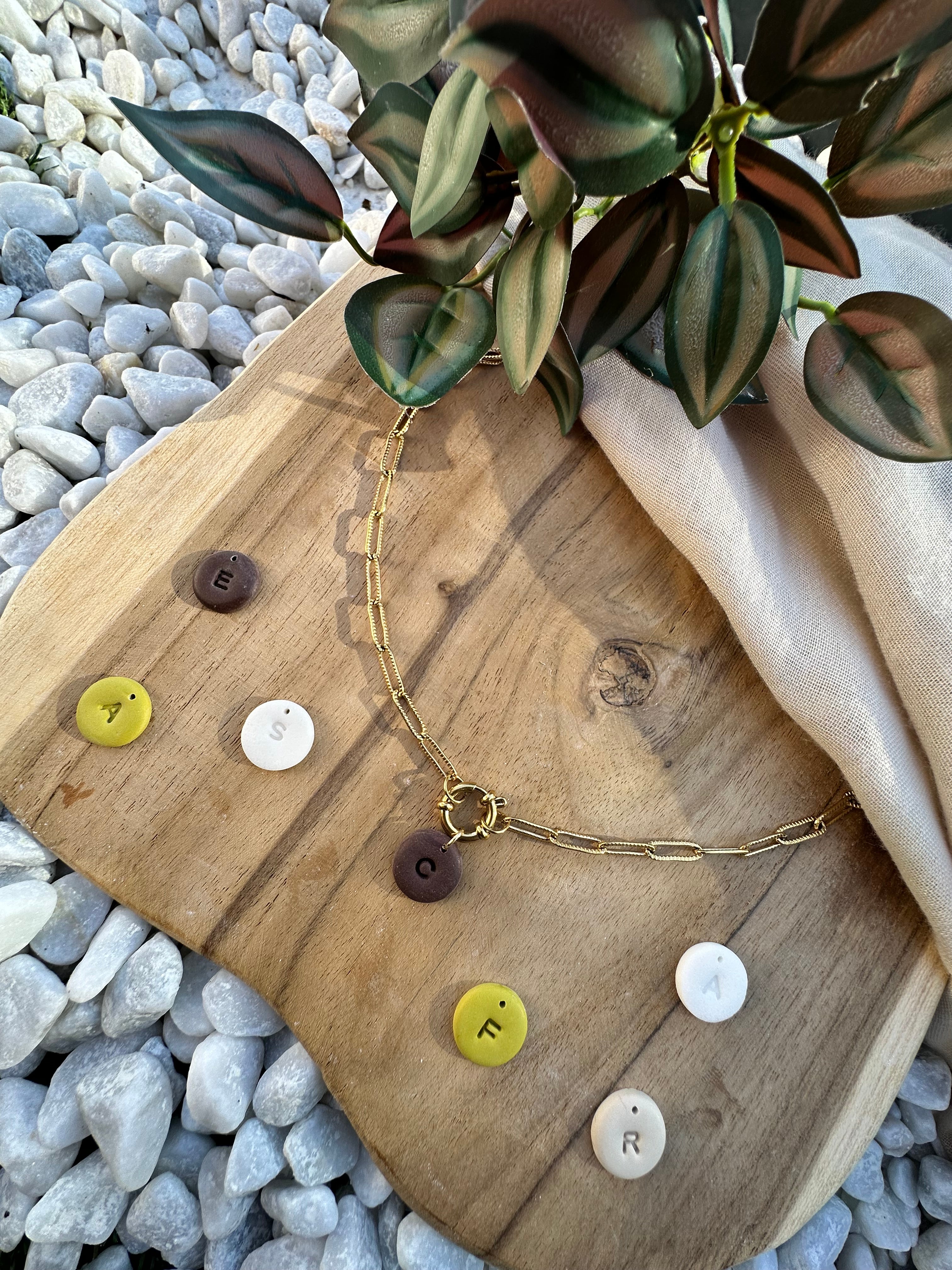 Pendantif rond nominatif ❀