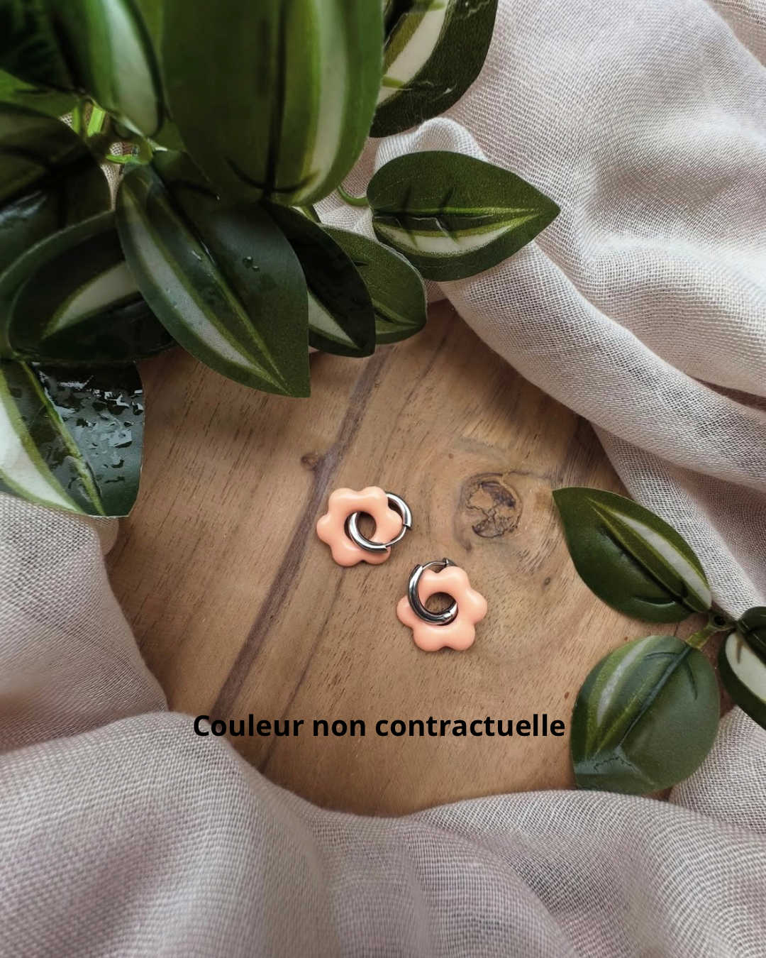 Boucles d’oreilles en fleur ❀