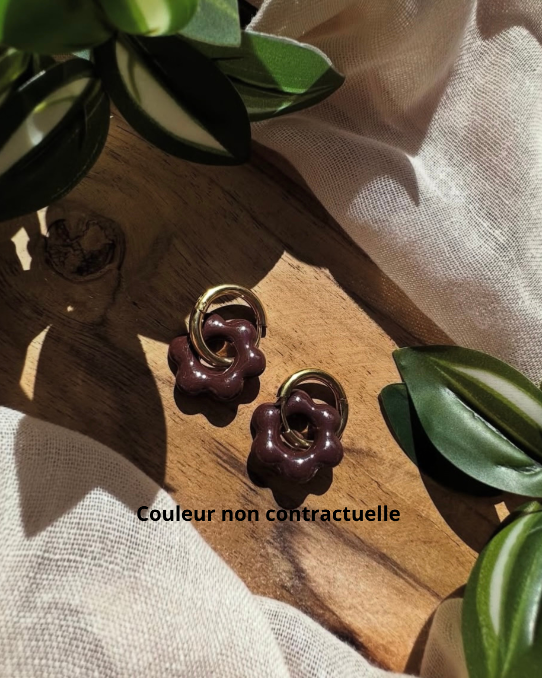 Boucles d’oreilles en fleur ❀