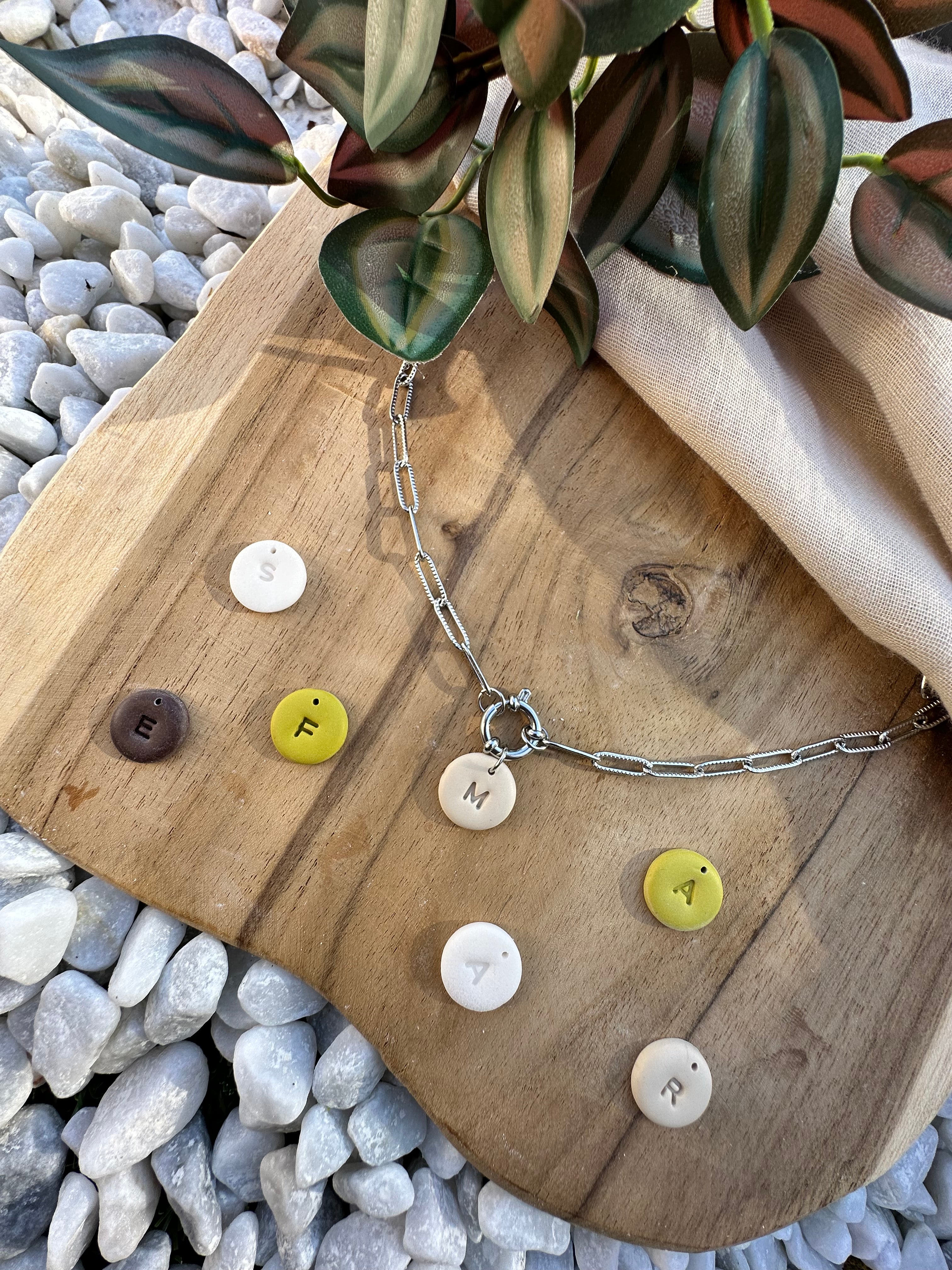 Pendantif rond nominatif ❀